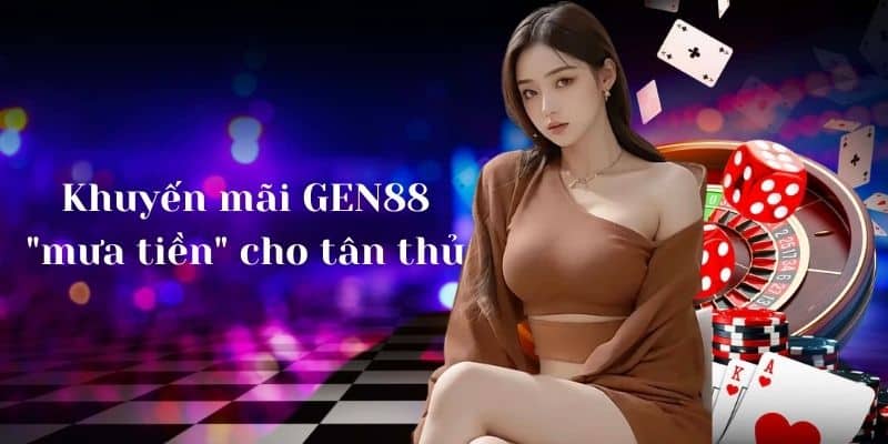 Khuyến mãi GEN88 "mưa tiền" cho tân thủ