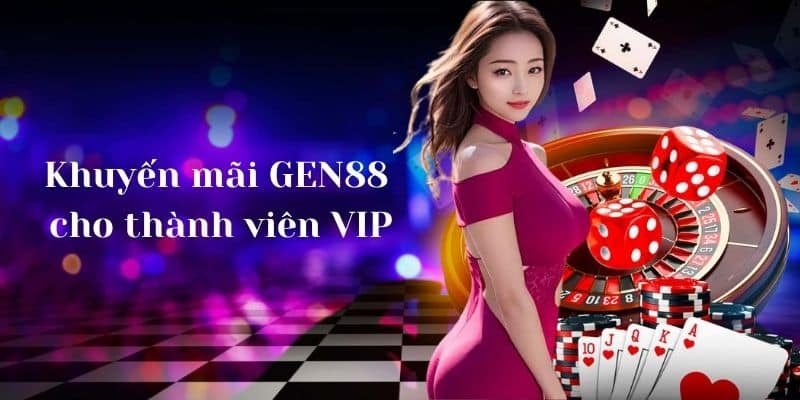 Khuyến mãi GEN88 dành cho riêng các thành viên VIP